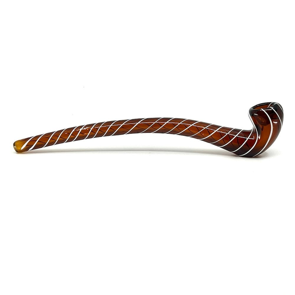 Fat Buddha Glass Pipe Spiral Cane Gandalf Pipe