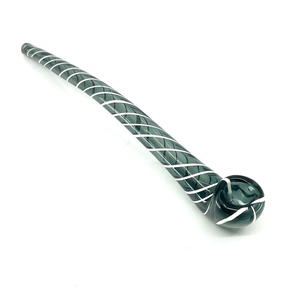 Fat Buddha Glass Pipe Spiral Cane Gandalf Pipe