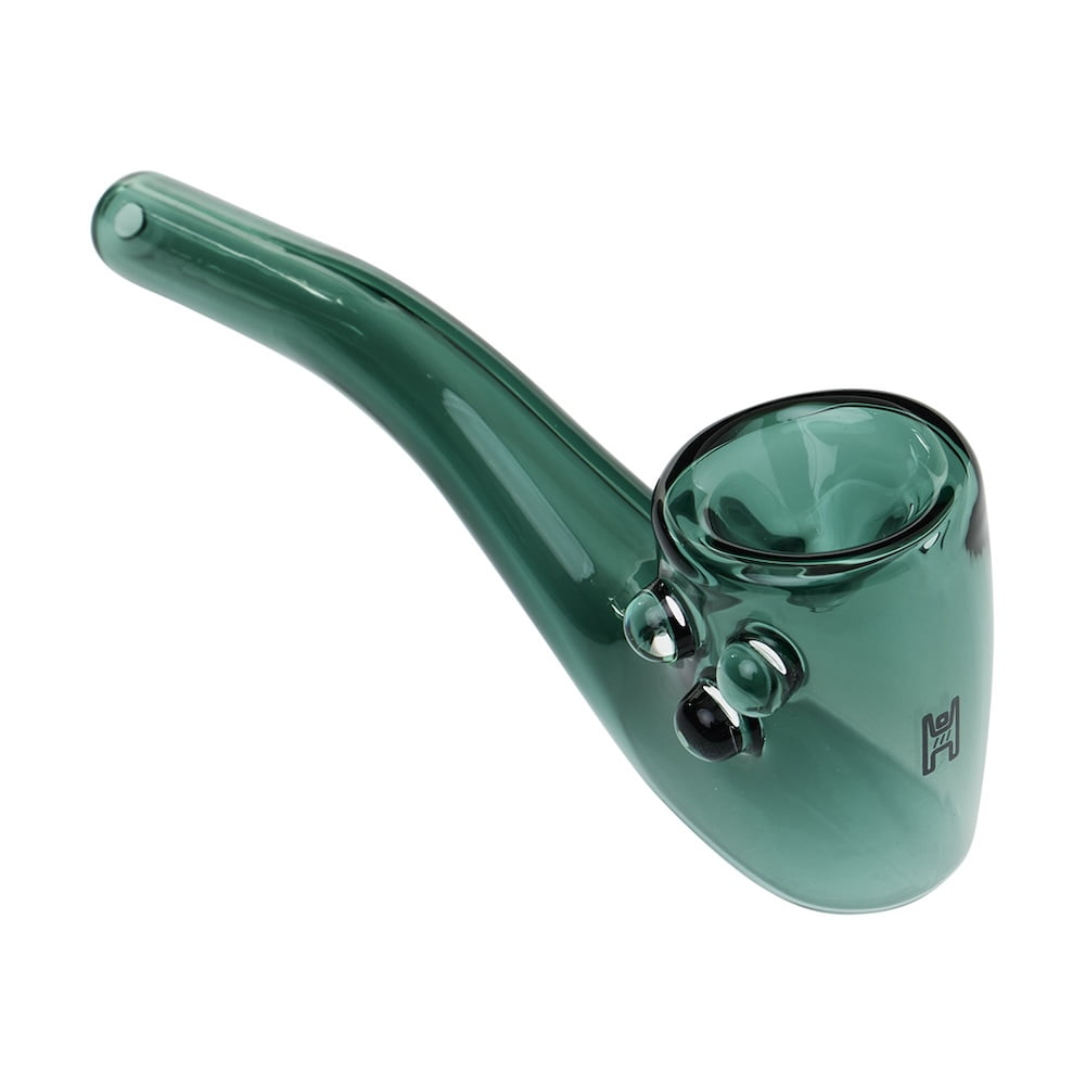 Human Grade Pipe Teal Briar Sherlock Pipe