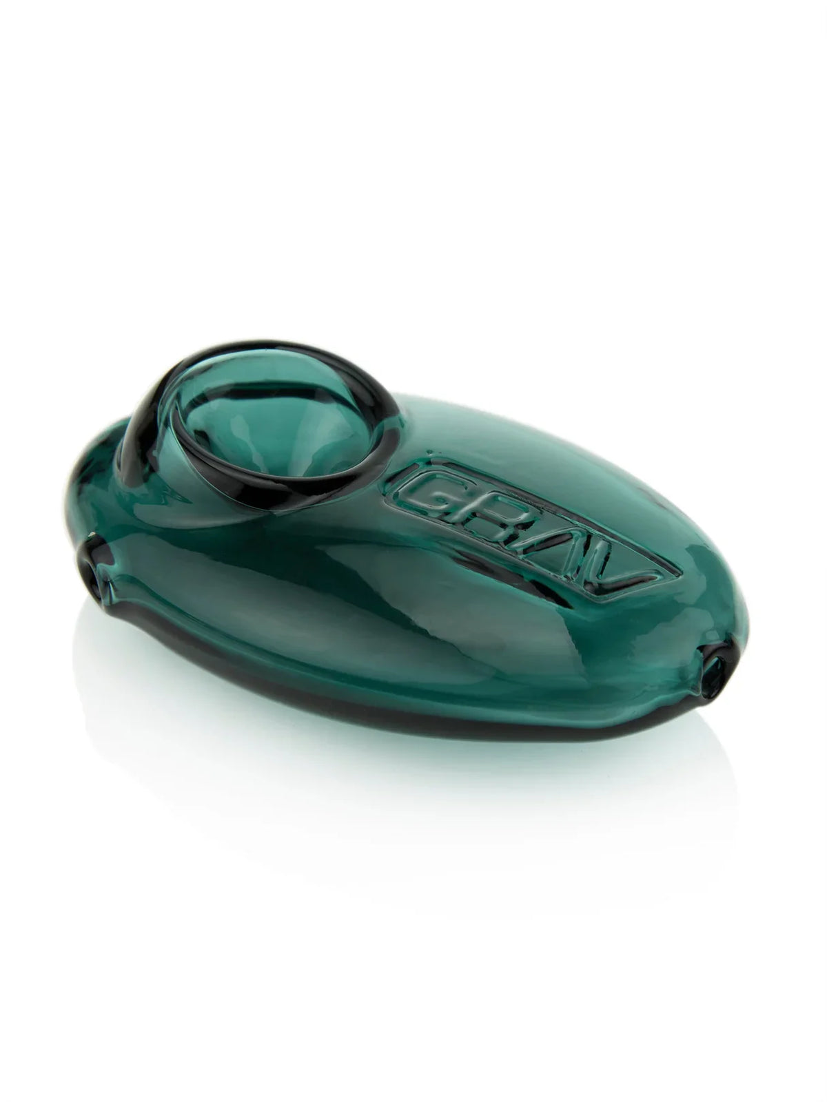 Grav Pipe Teal Pebble Spoon Pipe