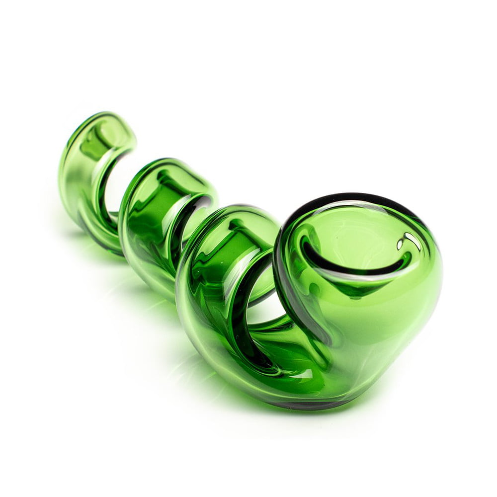 Fat Buddha Glass Pipe Twisted Pipe