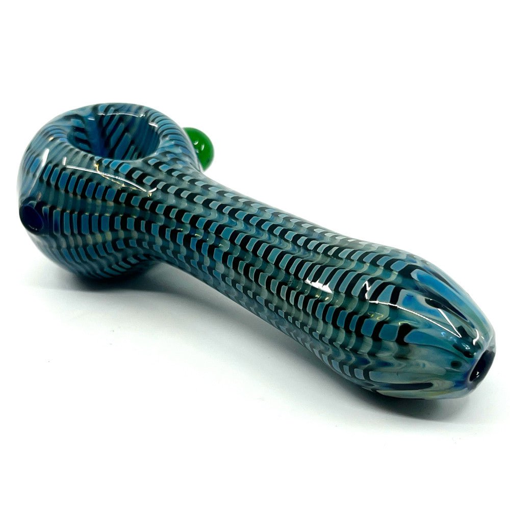 Fat Buddha Glass Pipe Wrap & Rakin Pipe