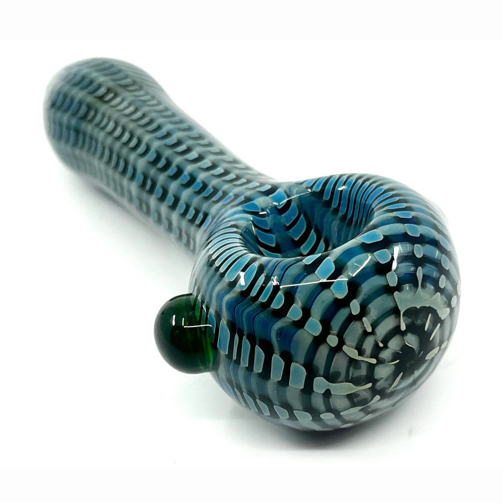 Fat Buddha Glass Pipe Wrap & Rakin Pipe