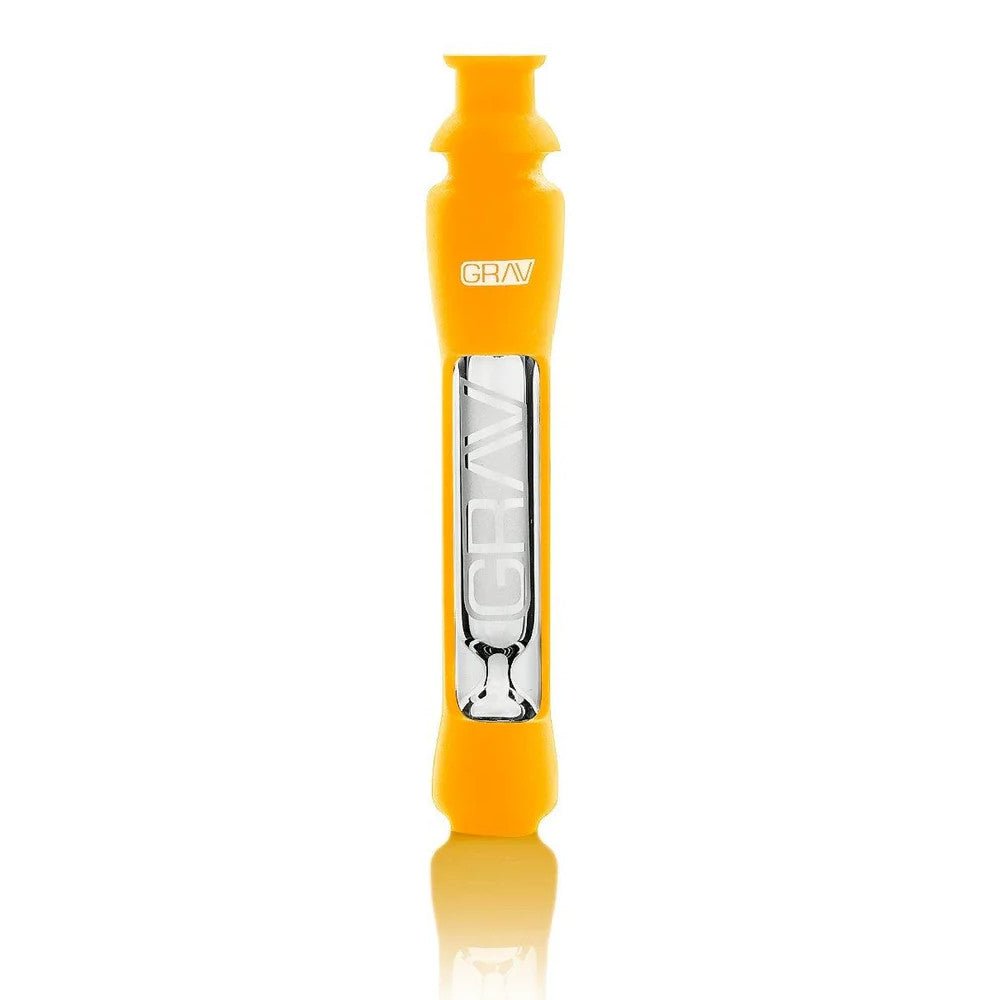 Grav Pipe Yellow 12mm Taster Silicone Skin