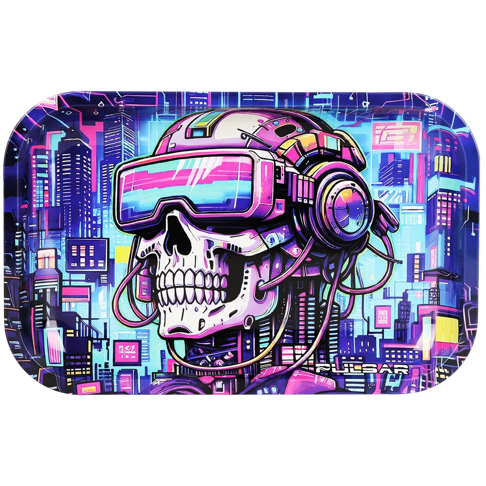 Large Metal Rolling Tray  11x7in