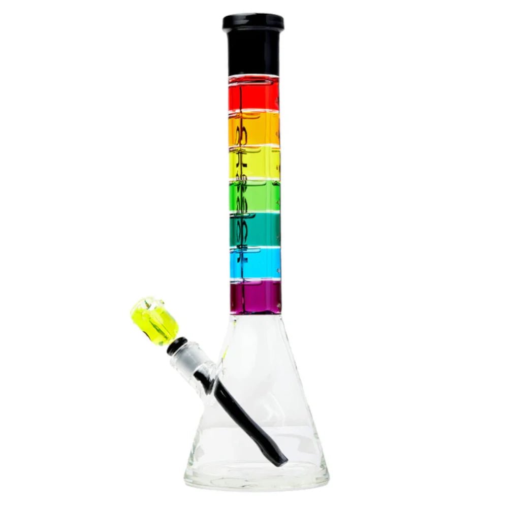 Cheech Glass Rainbow Beaker Water Pipe