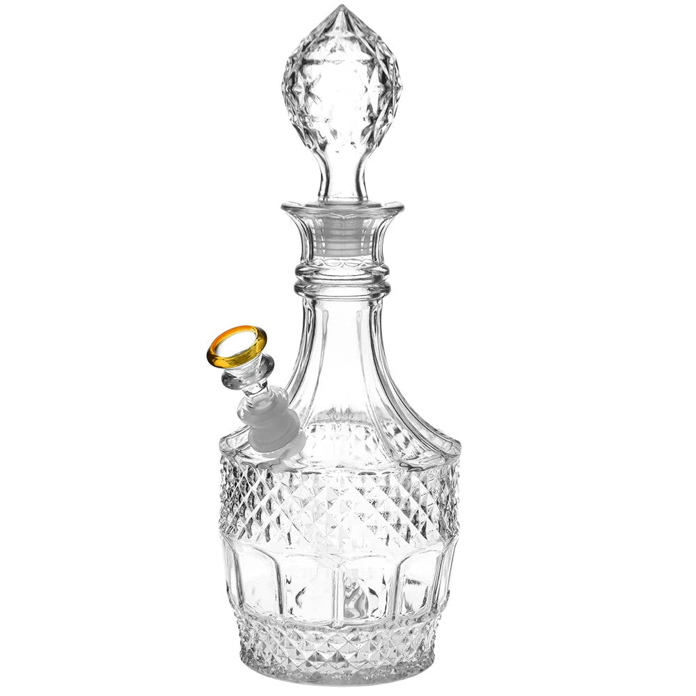 Vintage Crystal Decanter Bong