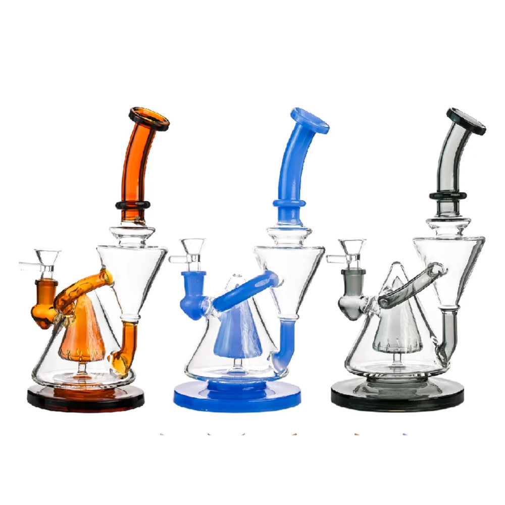 10" Cone Recycler Bong