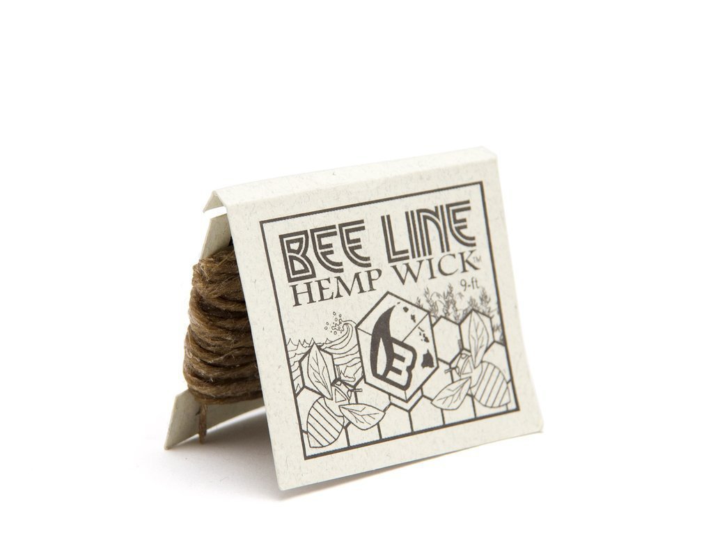 Bee Line Organic Hemp Wick 5 Pack Fat Buddha Glass