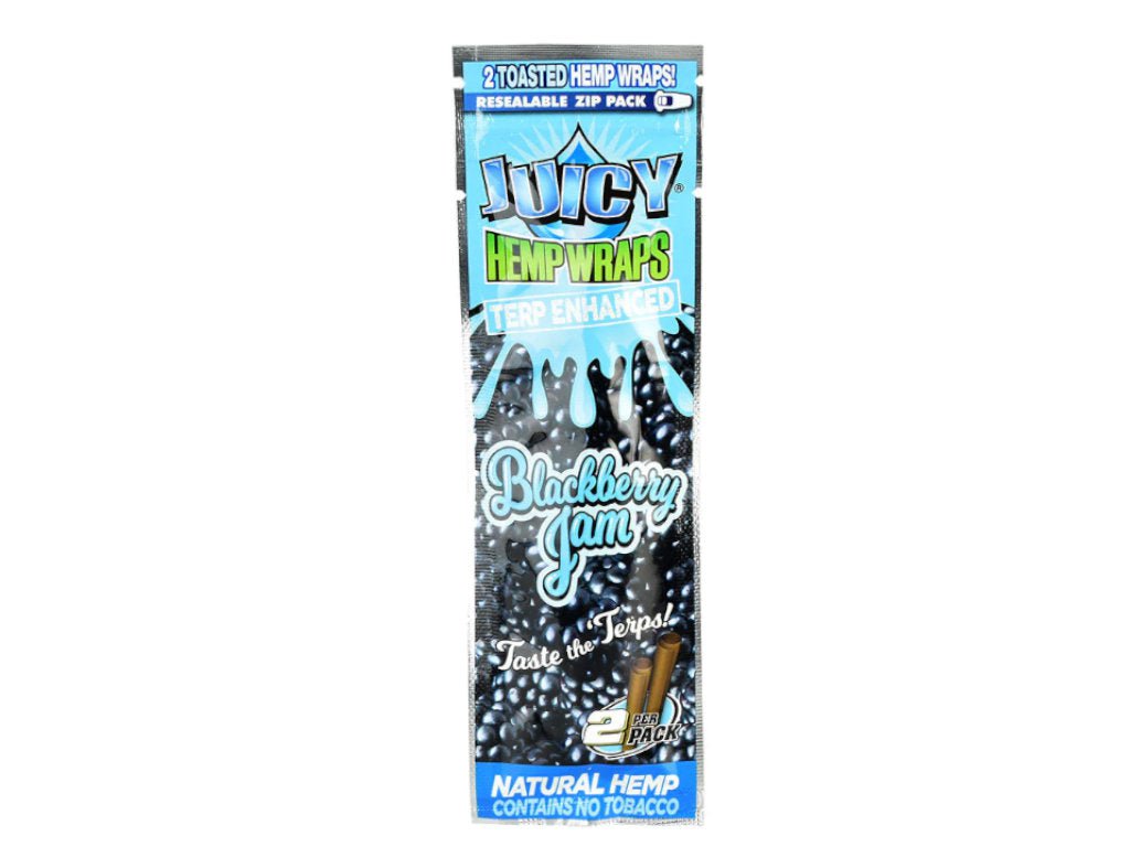 Juicy Jays Accessories Blackberry Jam Hemp Wrap 3 pack