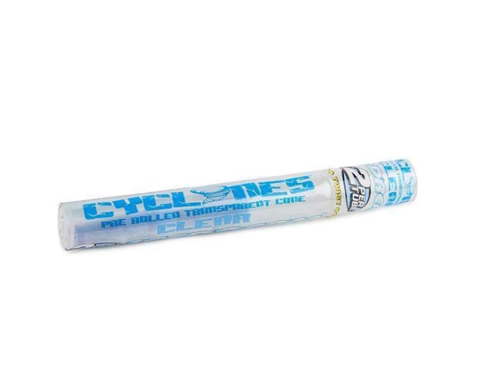 Cyclone Clear Pre Rolled Wraps Fat Buddha Glass