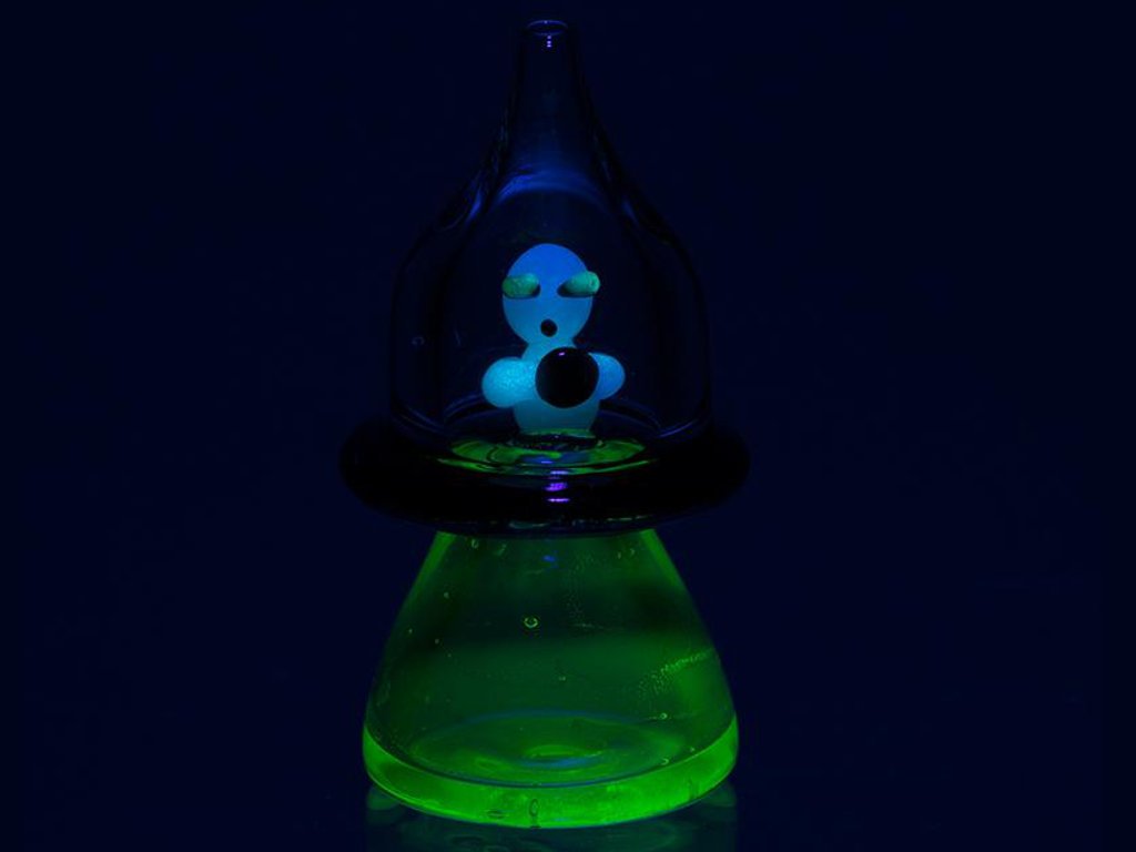 UV Ufo Martian Carb Cap Fat Buddha Glass