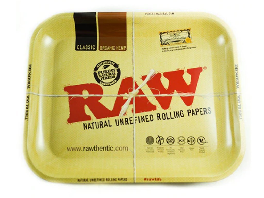 Raw High Sided Rolling Tray
