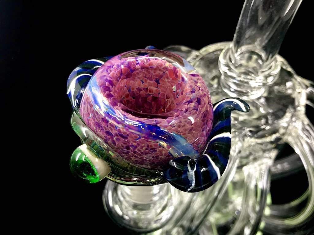 Fat Buddha Glass Accessories Purple Eye Bowl