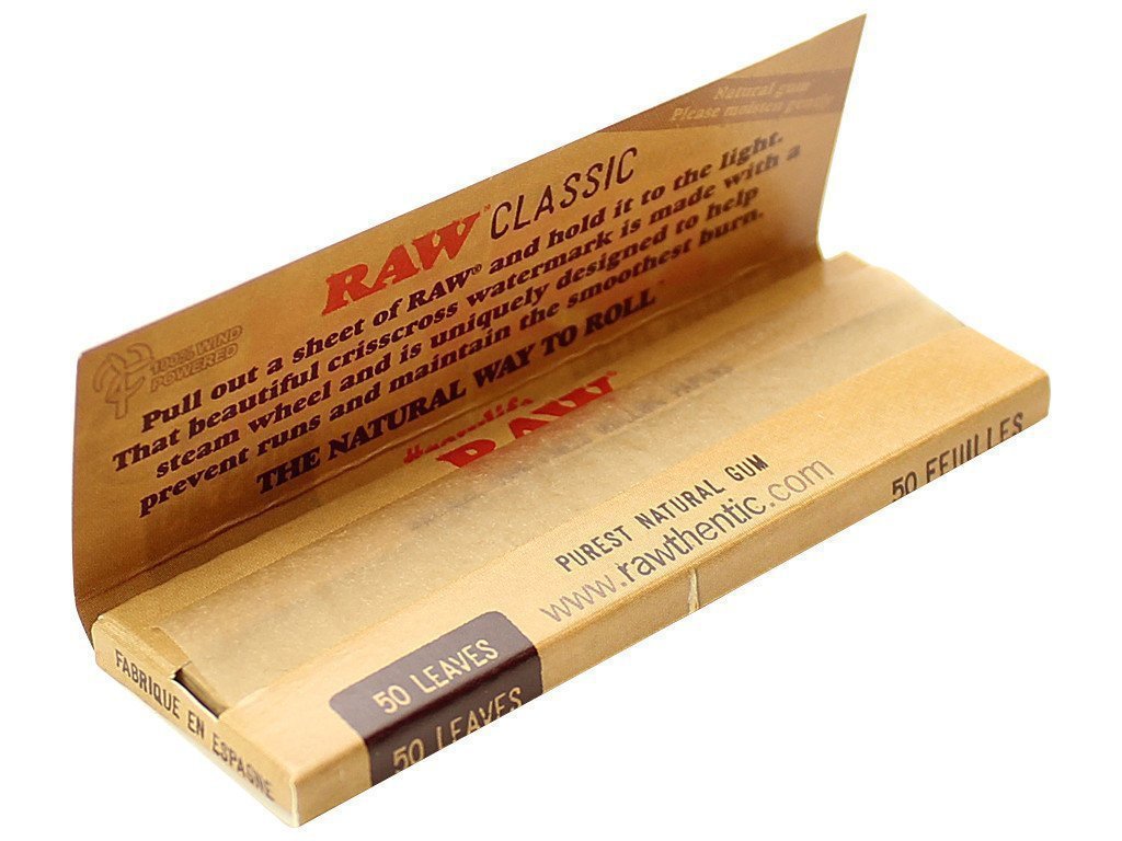 Raw Classic 1 1/4 Rolling Papers Raw