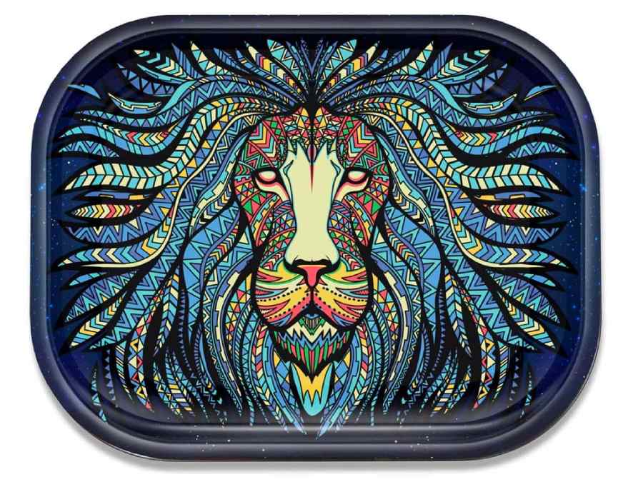 V Syndicate Accessories Tribal Lion Metal Tray