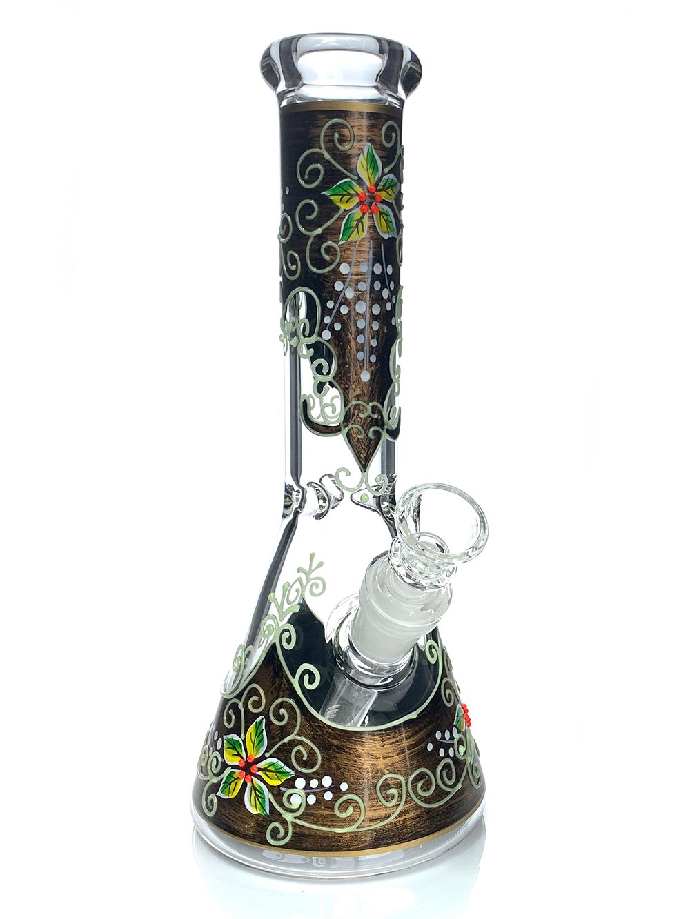 Buy 10" Glow In The Dark Flower Bong | Fat Buddha Glass