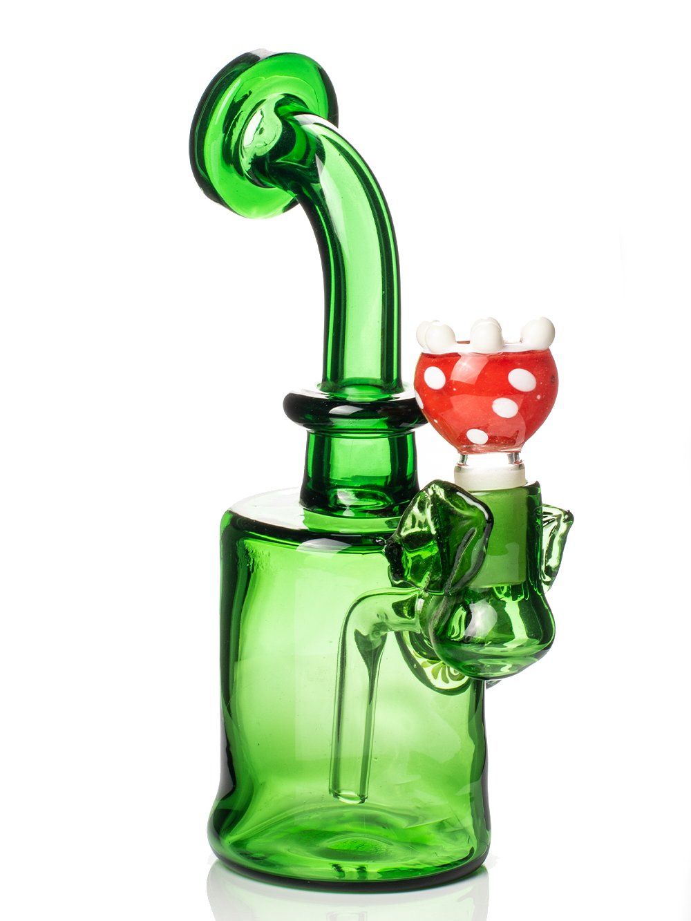 Green Planter Bong Fat Buddha Glass