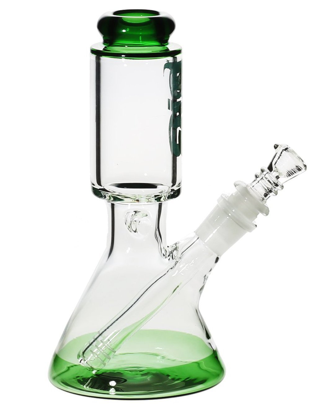 Bong Green 8" BIO Modern Beaker Fat Buddha Glass