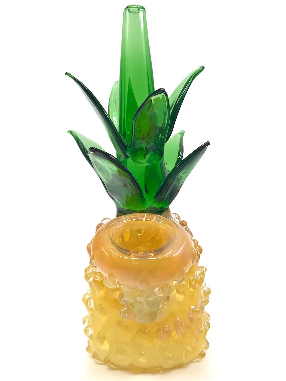 Fat Buddha Glass Bong 8" Pineapple Bong
