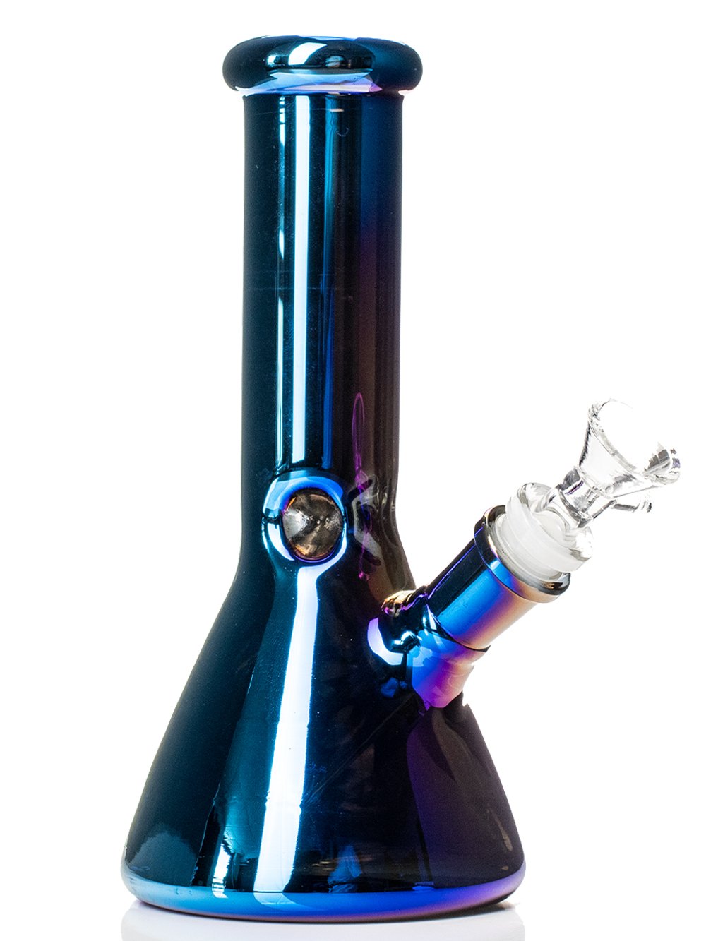 Sapphire Beaker Bong Fat Buddha Glass