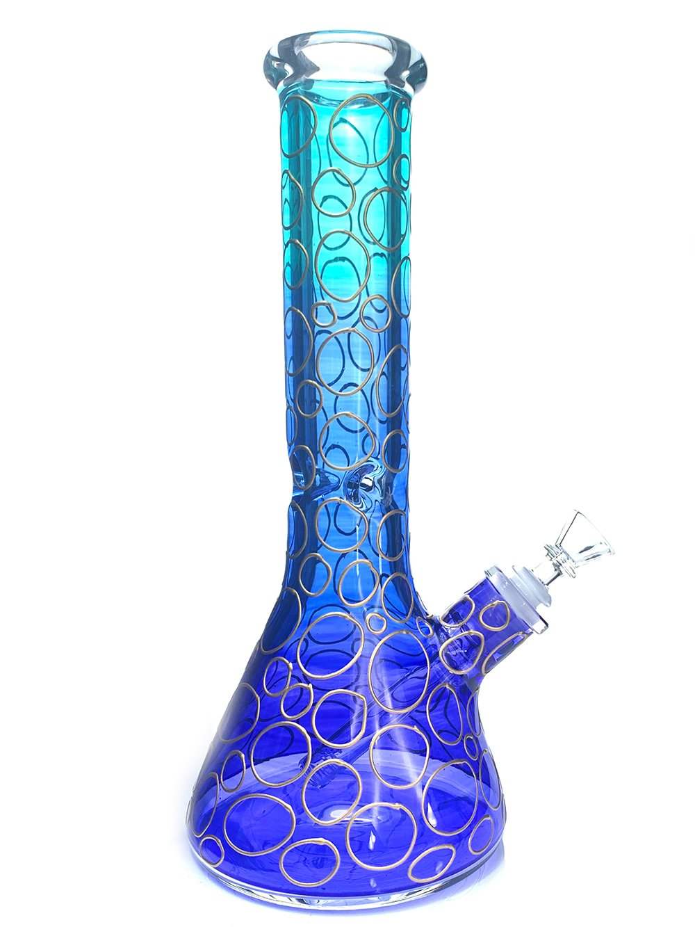 Fat Buddha Glass Bong Blue Lava Lamp Bong