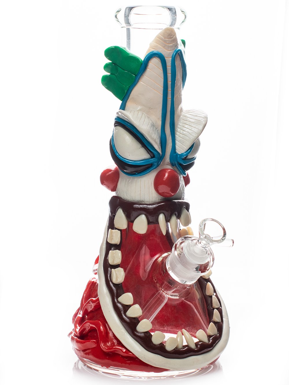 Crazy Clown Beaker Bong Fat Budhha Glass