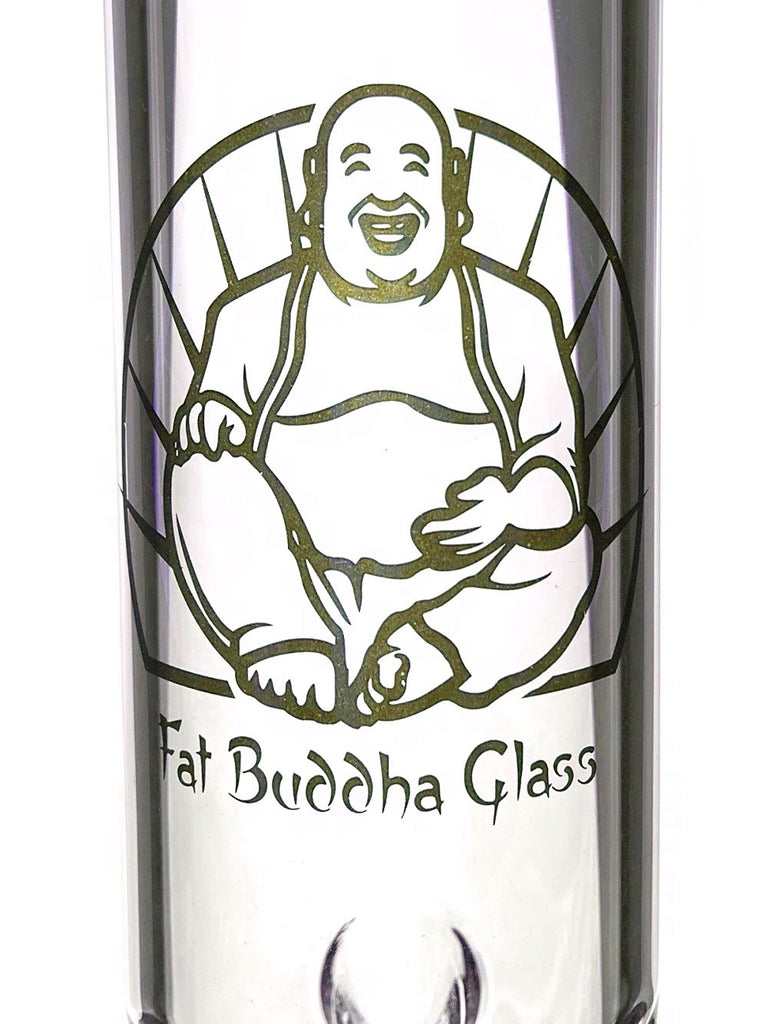 Fat Buddha Glass Bong Glass Bong with 4 percolators E3