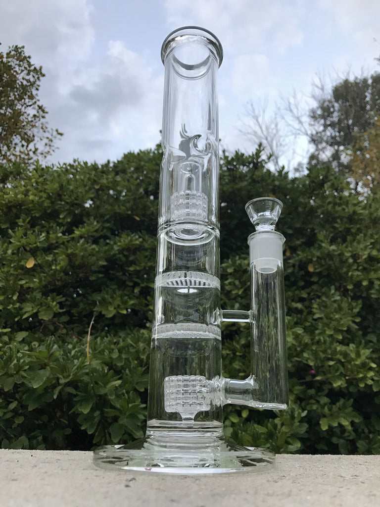Beaker Tree Bong  Fat Buddha Glass