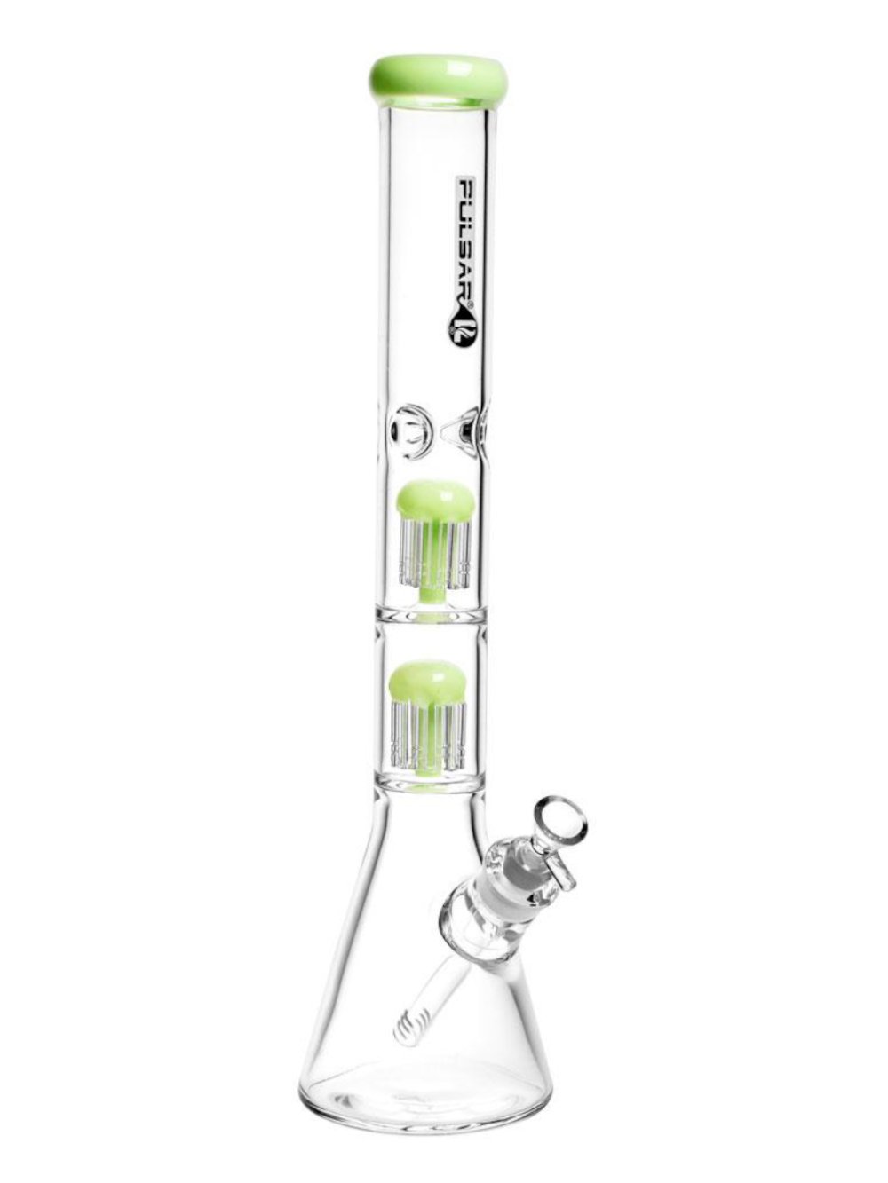 Pulsar Bi-Level Sherlock Handpipe - Durable Borosilicate Glass