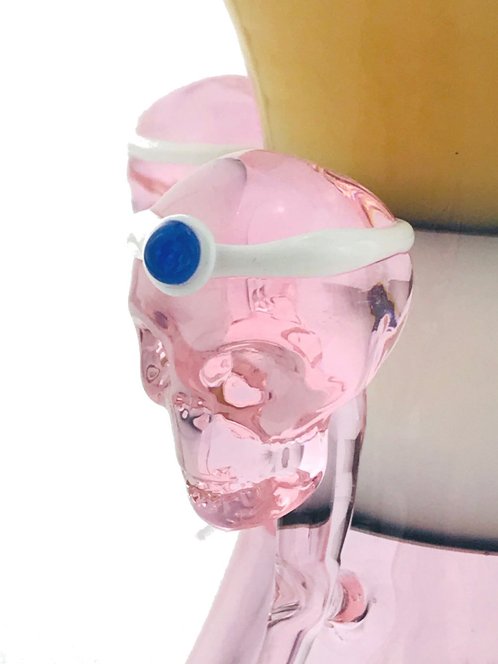 Pink Skull Bong Fat Buddha Glass