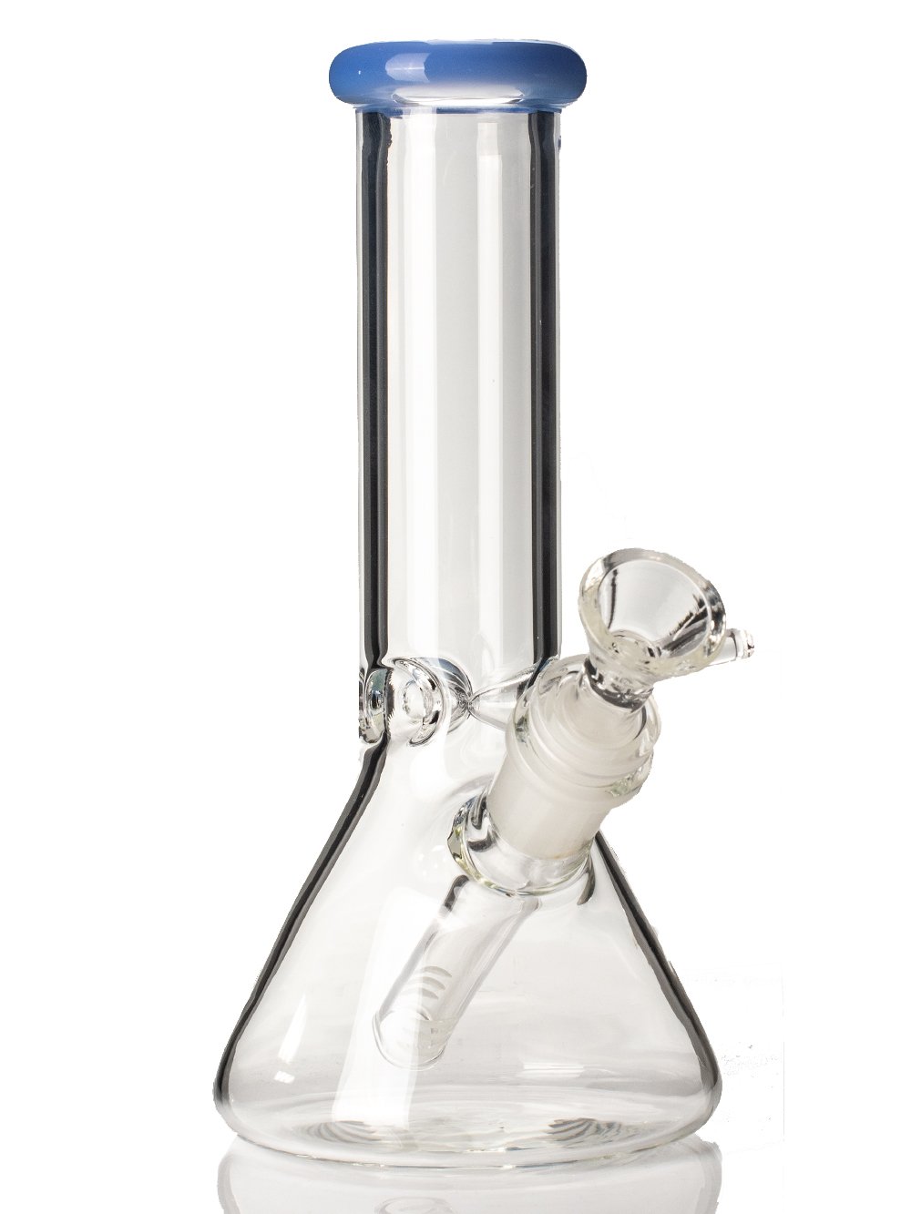 8" Glass On Glass Etched Design Beaker Water Pipe – 4aceswholesale