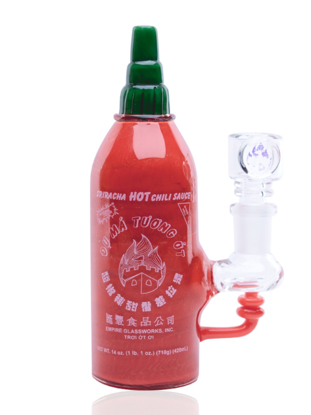 Sriracha Bottle Rig Fat Buddha Glass