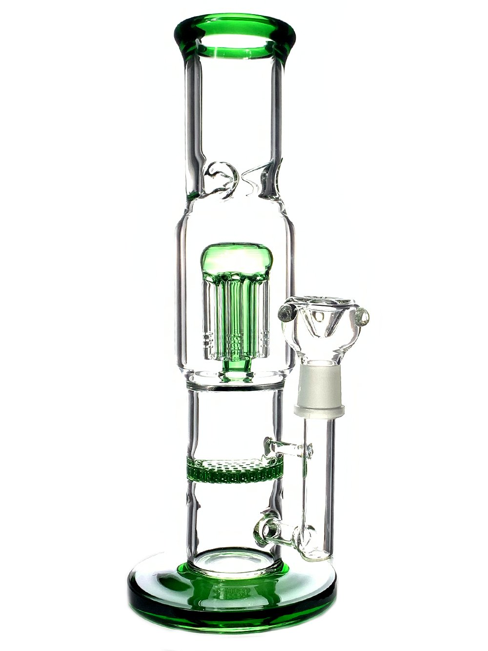 Ultimate Airflow Bong With 6 Arm Tree Fat Buddha Glass