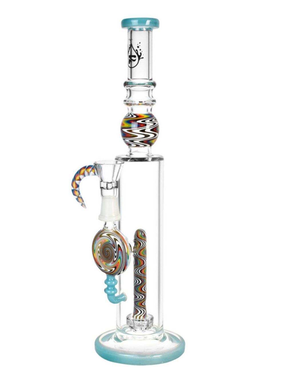 Wig Wag Straight Bong Pulsar Fat Buddha Glass