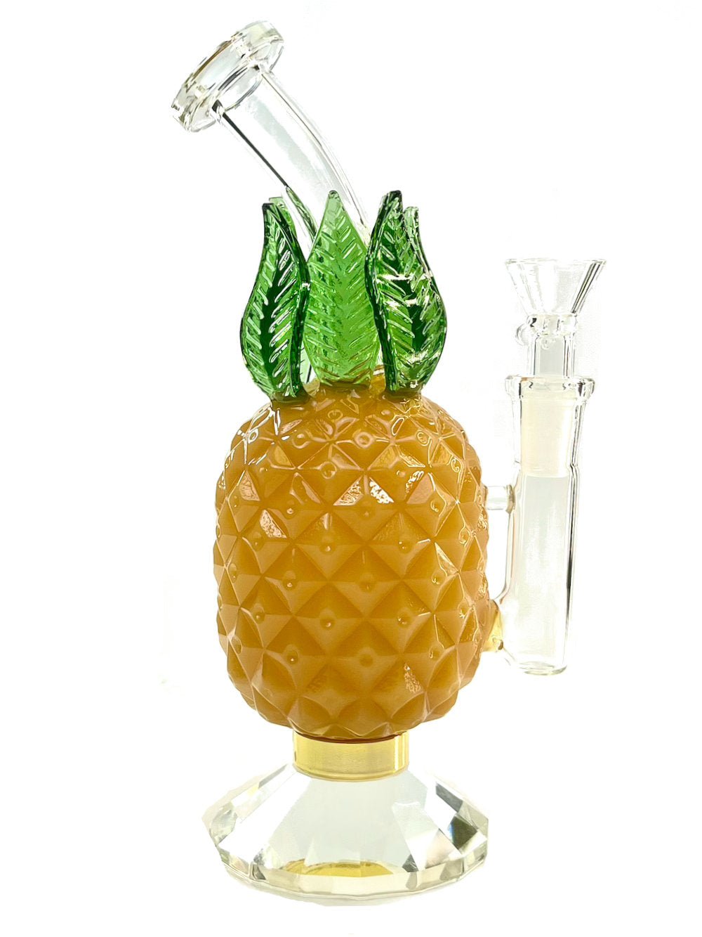 Fat Buddha Glass Bong Yellow Pineapple Bong