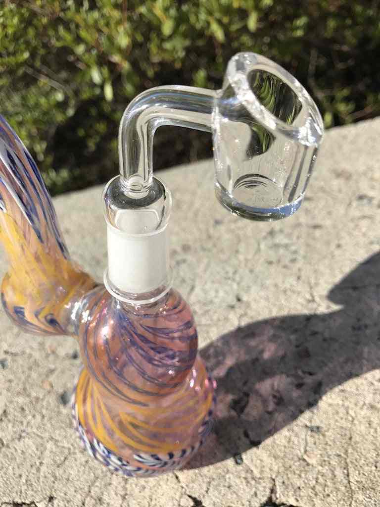 Fat Buddha Glass Color Changing Bubbler with 14mm Quartz Banger