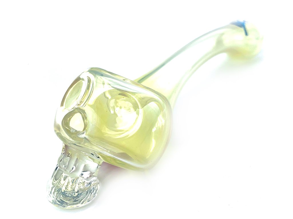 Chameleon Glass Pipe Color Changing Bone Head Gandalf Pipe