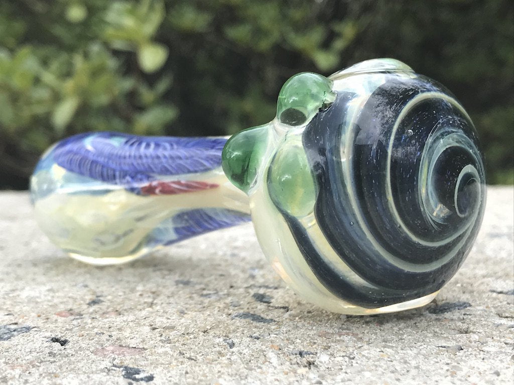 Color Changing Dichroic Cane Pipe