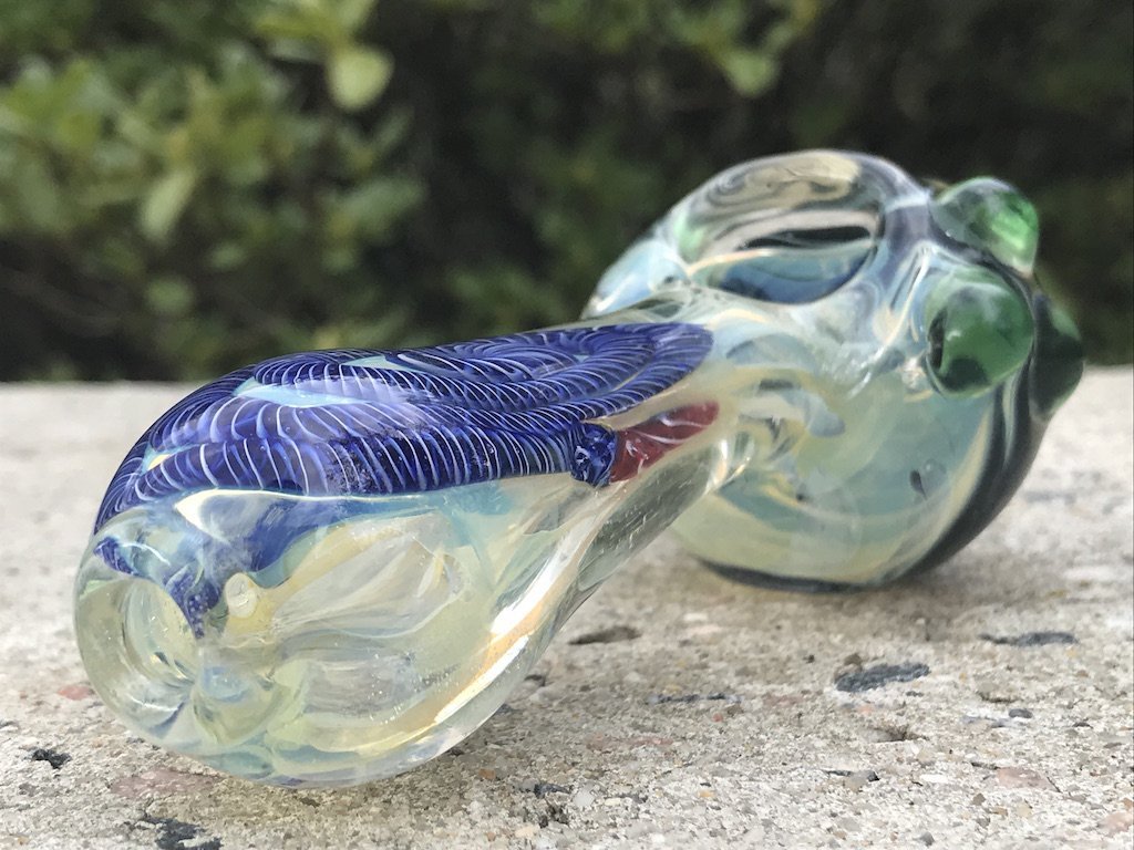 Color Changing Dichroic Cane Pipe