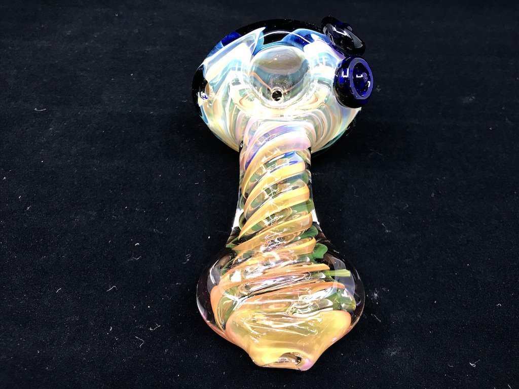 Fat Buddha Glass Pipe Color Changing Planet Pipe