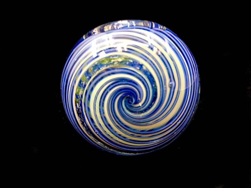 Dichroic Spiral Glass Pipe