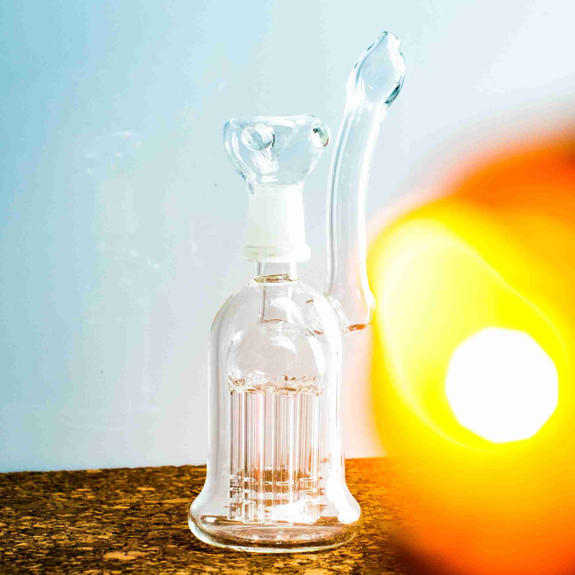 Fat Buddha Glass Pipe Dual Function Oil Rig Glass Bong E2
