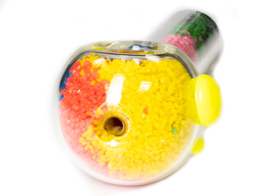Fat Buddha Glass Pipe Fruity Pebbles Pipe