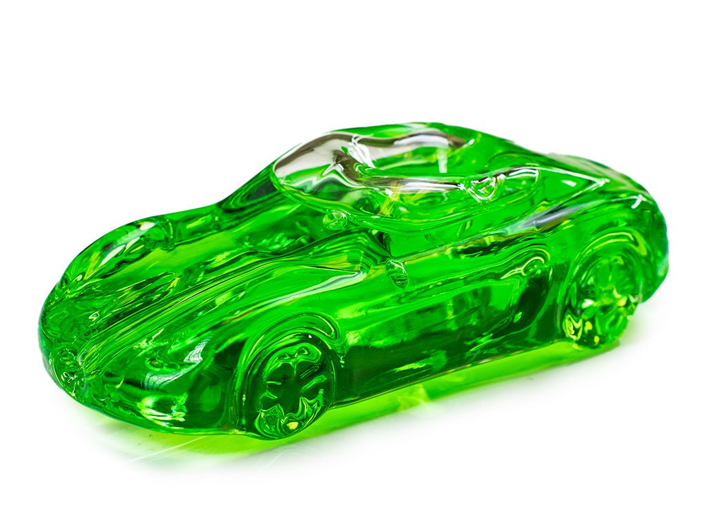 Fat Buddha Glass Pipe Green Freezable Car Pipe