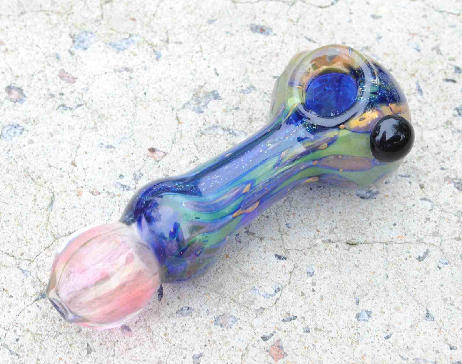 Fat Buddha Glass Pipe Heavy Fumed Glass Pipe