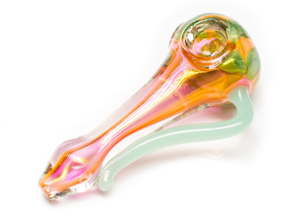 Fat Buddha Glass Pipe Helpful Handle Pipe