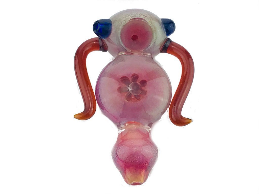 Horn Flower Glass Pipe