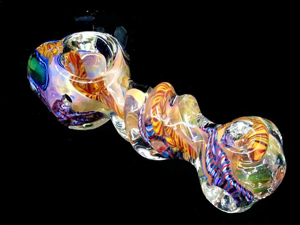 Horn Twist Pipe Fat Buddha Glass