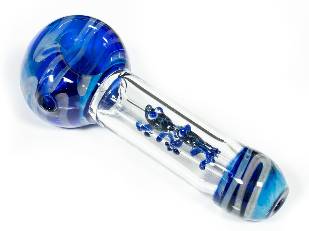 Fat Buddha Glass Pipe Inside Out Frog Glass Pipe KS40